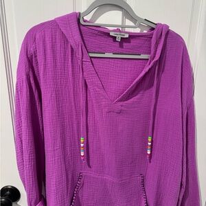 Lisa Todd Purple Hoodie Top